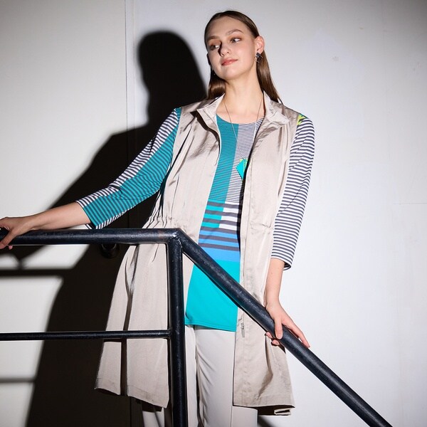 リリアンビューティ（Liliane Burty）/【M〜4L】ダルサテン4WAYコート