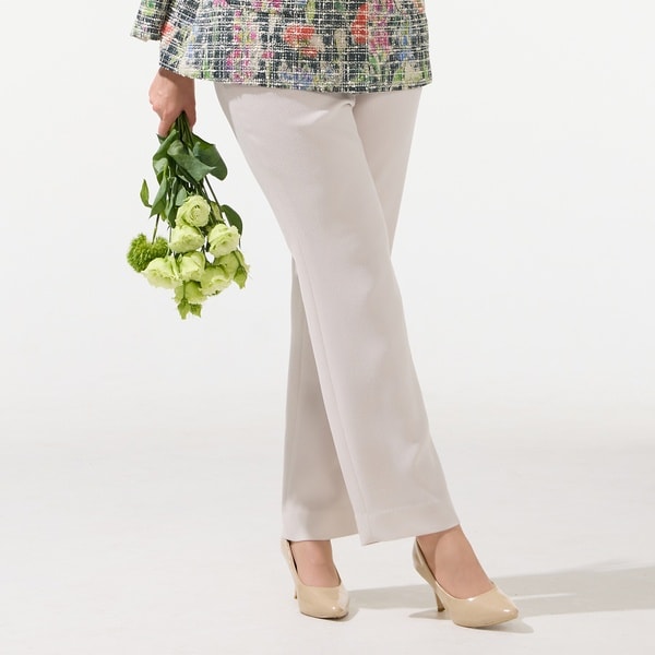 リリアンビューティ（Liliane Burty）/【13〜25号/セットアップ対応】デニットストレートパンツ