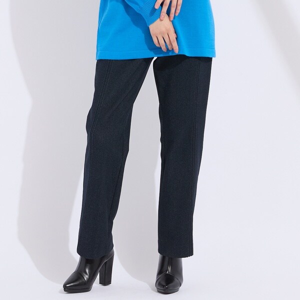 リリアンビューティ（Liliane Burty）/【L〜4L】デニムプリント裏起毛