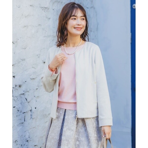 イッツデモ（ITS’DEMO）/【通勤／M・Lサイズ展開】カットフェイクスエードジャケットの通販は 4,961円