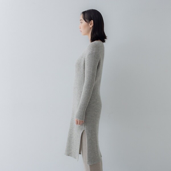 コレックス（collex）/ナチュラルファインヤーンニットワンピース