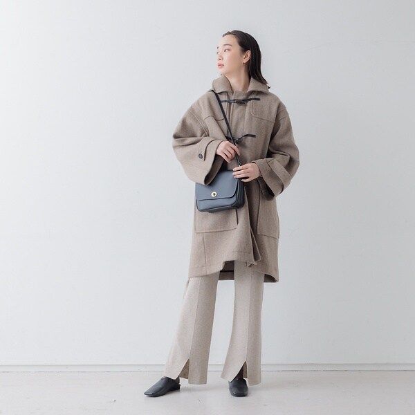 LONDON TRADITION ダッフルコート グレー チェック 36 セール】 LONDONTRADITION: ショートダッフルコート19FW