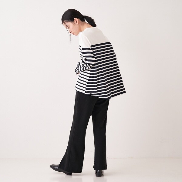 コレックス（collex）/【WEB限定】ウール混　カットポンチフレアパンツ_4