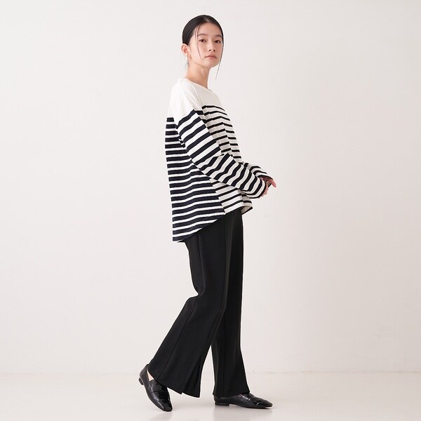 コレックス（collex）/【WEB限定】ウール混　カットポンチフレアパンツ_5