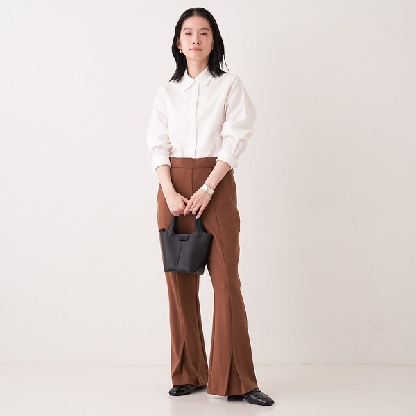 コレックス（collex）/【WEB限定】ウール混　カットポンチフレアパンツ_8