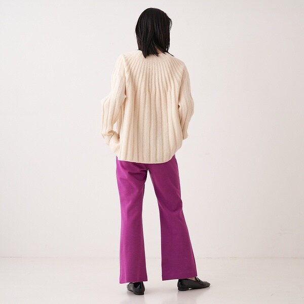 コレックス（collex）/【WEB限定】ウール混　カットポンチフレアパンツ_12