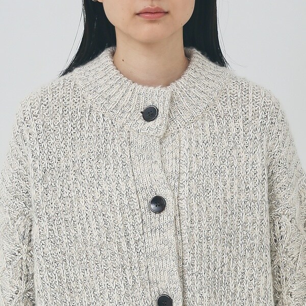 コレックス（collex）/ミックスヤーンボックスショートカーディガンの