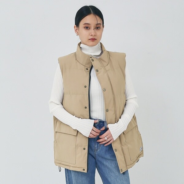 コレックス（collex）/【WEB限定】【GERRY/ジェリー】ファイバーダウンスタンドカラーベスト 撥水