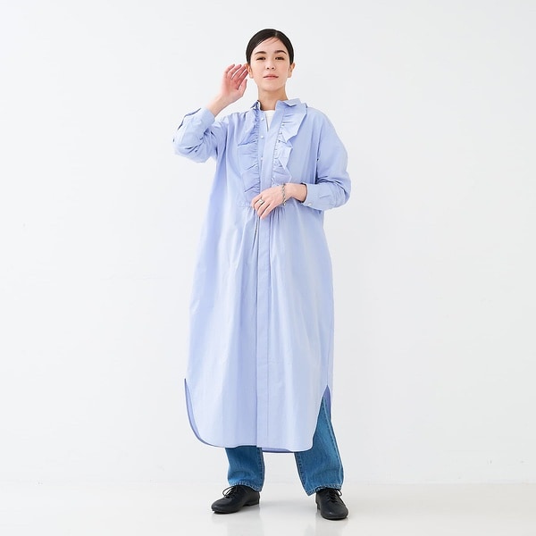 コレックス（collex）/フロトフリルシャツワンピース