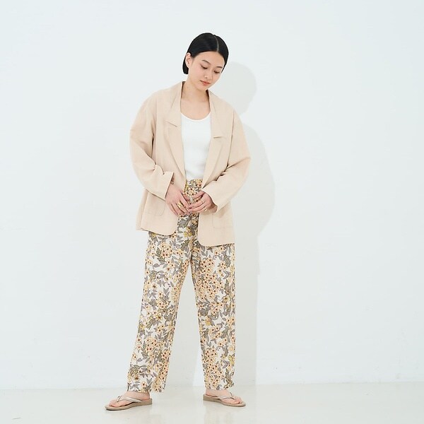 コレックス（collex）/ボタニカルプリントパンツ