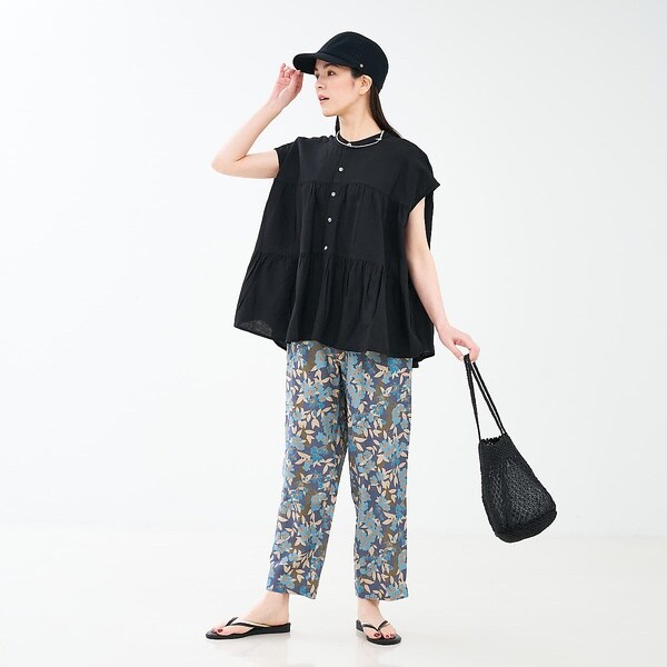 コレックス（collex）/ボタニカルプリントパンツ