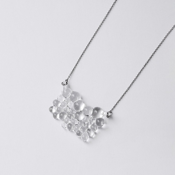 コレックス（collex）/【 HARIO Lampwork Factory×vue．】ネックレス深雪