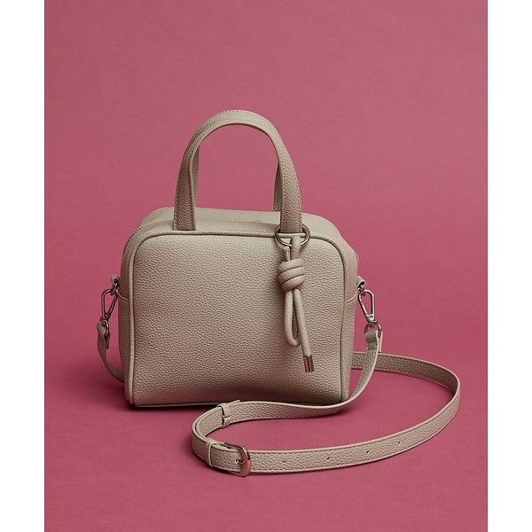 コレックス（collex）/チャーム付き 2WAYキューブボストン