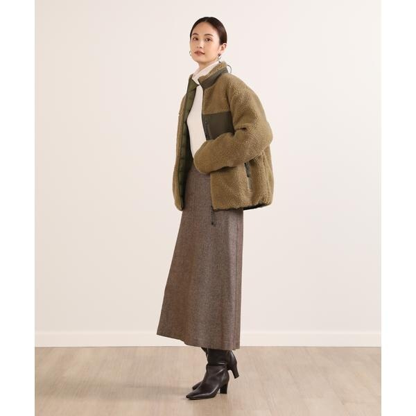 イッツインターナショナル/リバーシブルボアダウンジャケット《TAION &amp; LIMONTA EAST》