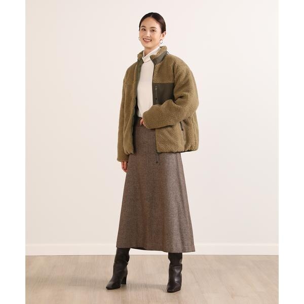 イッツインターナショナル/リバーシブルボアダウンジャケット《TAION &amp; LIMONTA EAST》