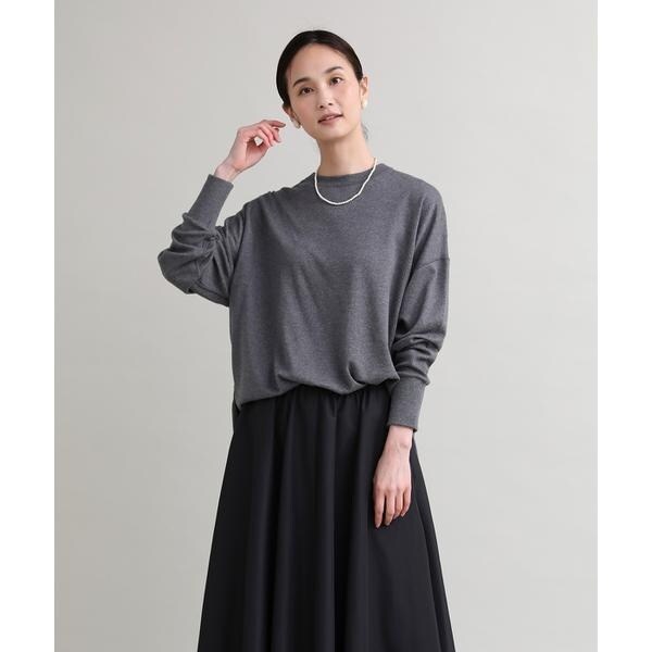 イッツインターナショナル（I．T．’S． international）/クルーネックニット《オーガニックエアーコットン》