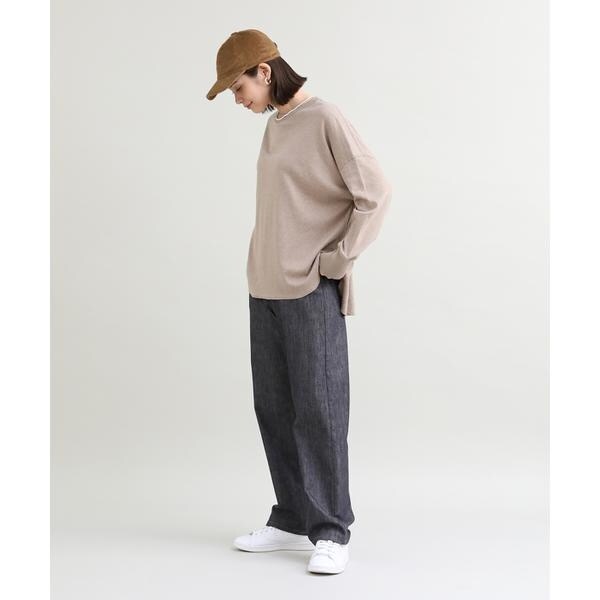 イッツインターナショナル（I．T．’S． international）/クルーネックニット《オーガニックエアーコットン》