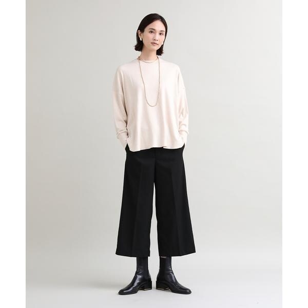 イッツインターナショナル（I．T．’S． international）/クルーネックニット《オーガニックエアーコットン》