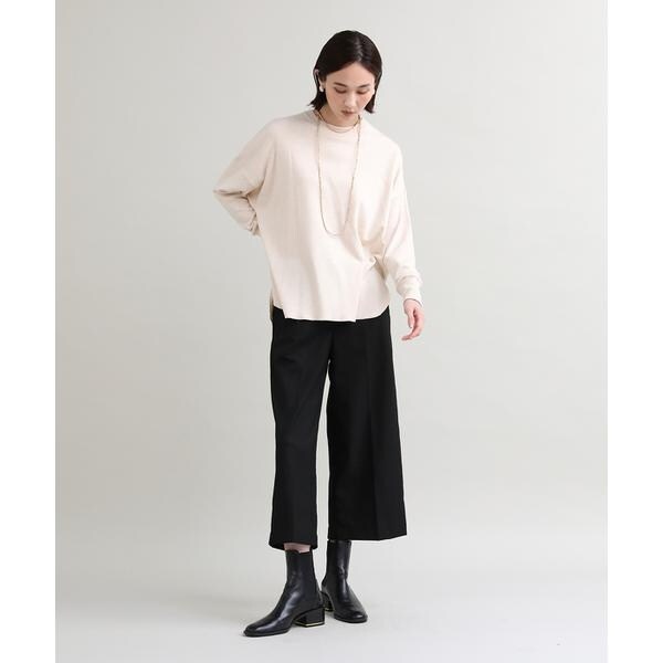 イッツインターナショナル（I．T．’S． international）/クルーネックニット《オーガニックエアーコットン》