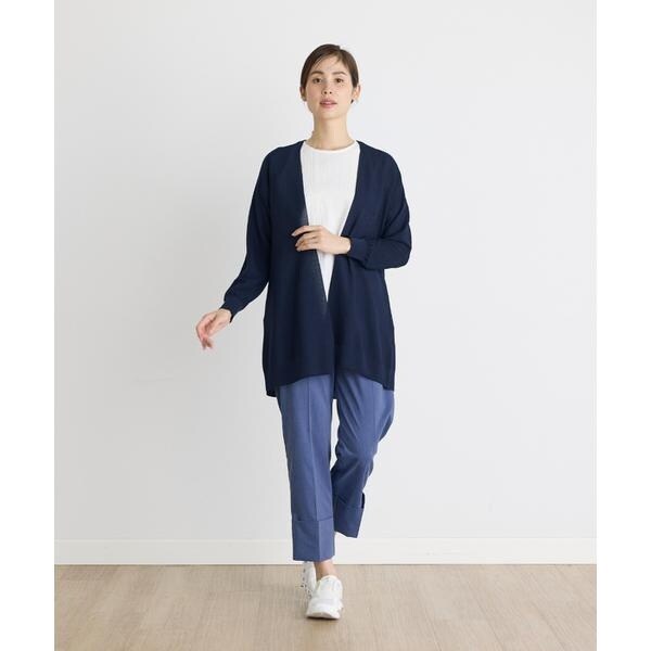 イッツインターナショナル（I．T．’S． international）/大人艶ニットカーディガン《Cuoo》