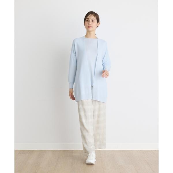 イッツインターナショナル（I．T．’S． international）/大人艶ニットカーディガン《Cuoo》