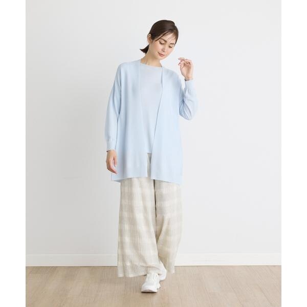 イッツインターナショナル（I．T．’S． international）/大人艶ニットカーディガン《Cuoo》