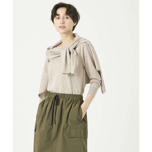 イッツインターナショナル（I．T．’S． international）/ウォッシャブルウールベーシッククルーネックニット《HARMONY》