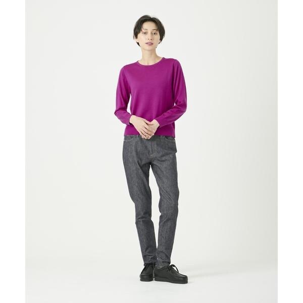 イッツインターナショナル（I．T．’S． international）/ウォッシャブルウールベーシッククルーネックニット《HARMONY》