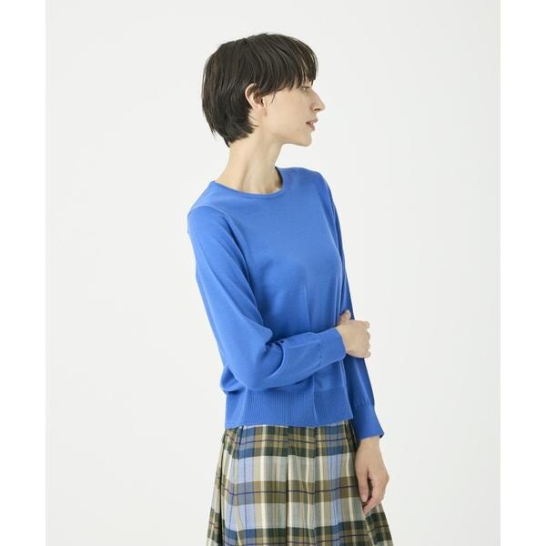 イッツインターナショナル（I．T．’S． international）/ウォッシャブルウールベーシッククルーネックニット《HARMONY》