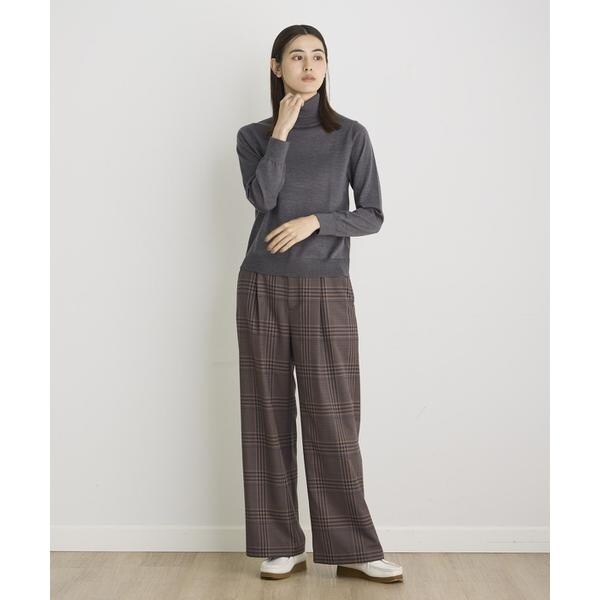 イッツインターナショナル（I．T．’S． international）/ウォッシャブルウールベーシックタートルネックニット《HARMONY》