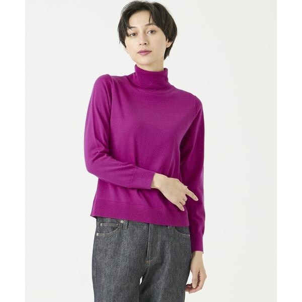 イッツインターナショナル（I．T．’S． international）/ウォッシャブルウールベーシックタートルネックニット《HARMONY》