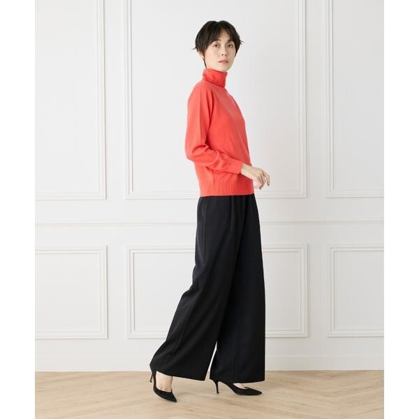 イッツインターナショナル（I．T．’S． international）/ウォッシャブルウールベーシックタートルネックニット《HARMONY》