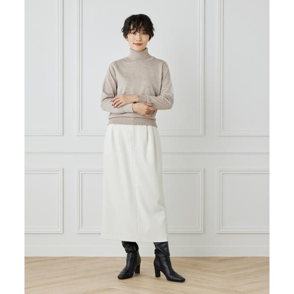 イッツインターナショナル（I．T．’S． international）/ウォッシャブルウールベーシックタートルネックニット《HARMONY》