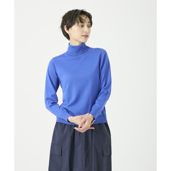 イッツインターナショナル（I．T．’S． international）/ウォッシャブルウールベーシックタートルネックニット《HARMONY》