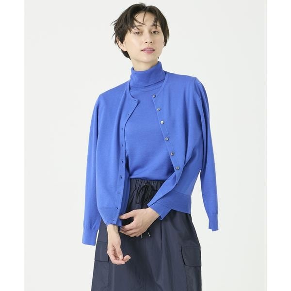 イッツインターナショナル（I．T．’S． international）/ウォッシャブルウールクルーネックカーディガン《HARMONY》