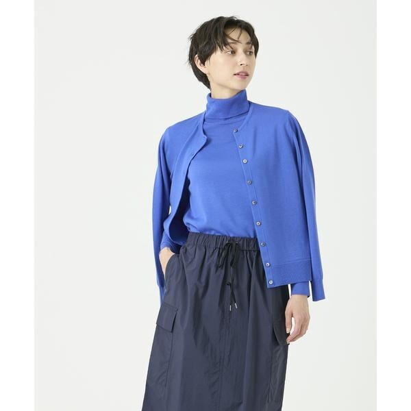 イッツインターナショナル（I．T．’S． international）/ウォッシャブルウールクルーネックカーディガン《HARMONY》