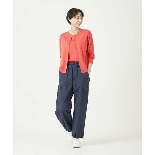 イッツインターナショナル（I．T．’S． international）/ウォッシャブルウールクルーネックカーディガン《HARMONY》