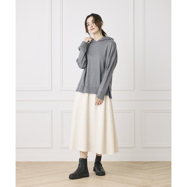 イッツインターナショナル（I．T．’S． international）/ニットパーカー《オーガニックエアーコットン》