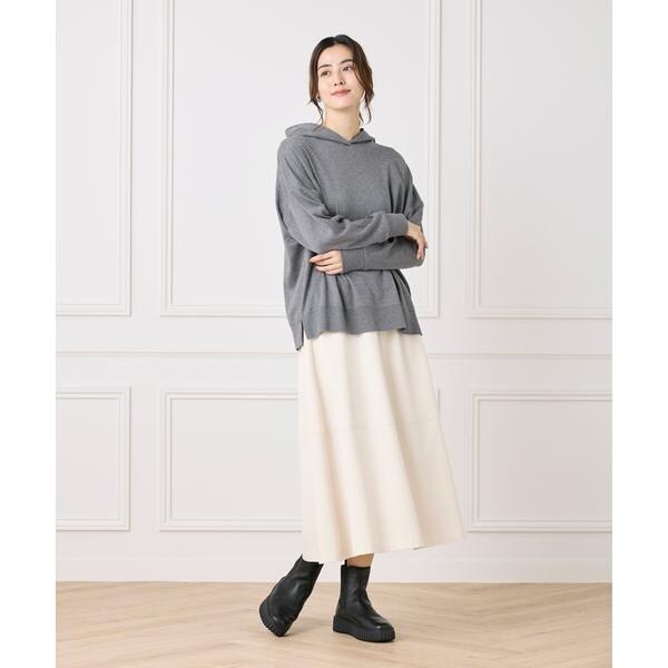 イッツインターナショナル（I．T．’S． international）/ニットパーカー《オーガニックエアーコットン》