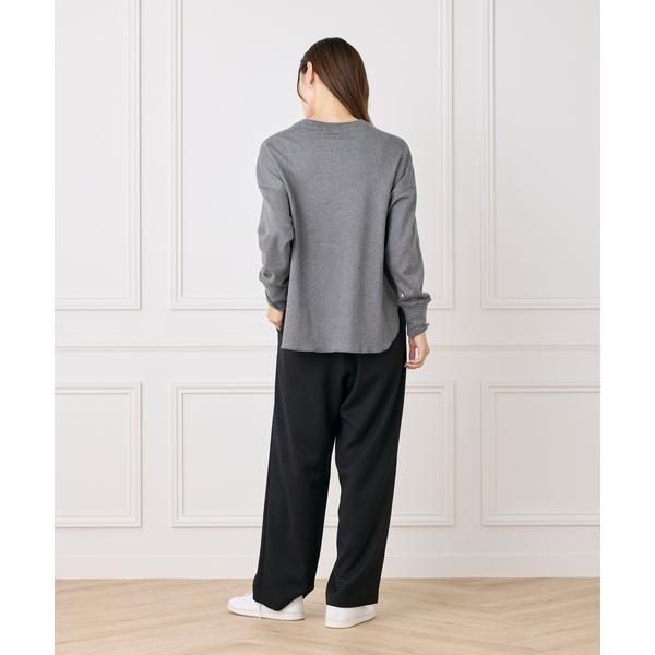 イッツインターナショナル（I．T．’S． international）/クルーネックニット《オーガニックエアーコットン》