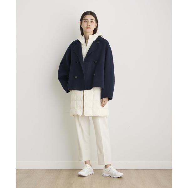 イッツインターナショナル（I．T．’S． international）/ロングフードダウンベスト《TAION &amp; LIMONTA EAST》