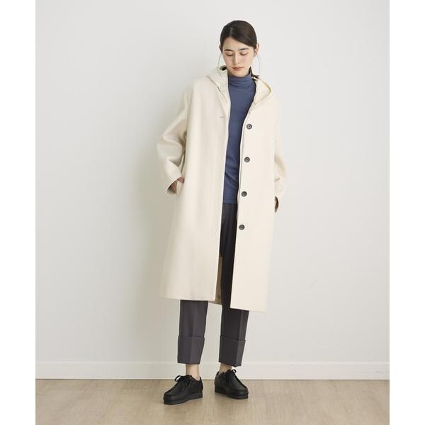 イッツインターナショナル（I．T．’S． international）/ロングフードダウンベスト《TAION &amp; LIMONTA EAST》