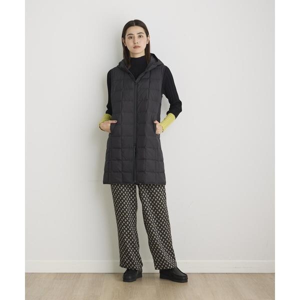 イッツインターナショナル（I．T．’S． international）/ロングフードダウンベスト《TAION &amp; LIMONTA EAST》