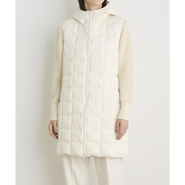 イッツインターナショナル（I．T．’S． international）/ロングフードダウンベスト《TAION &amp; LIMONTA EAST》