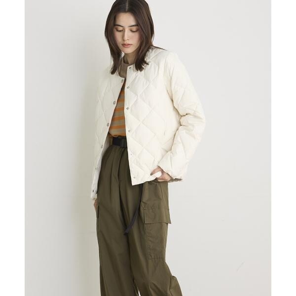 イッツインターナショナル（I．T．’S． international）/クルーネックダウンジャケット《TAION &amp; LIMONTA EAST》