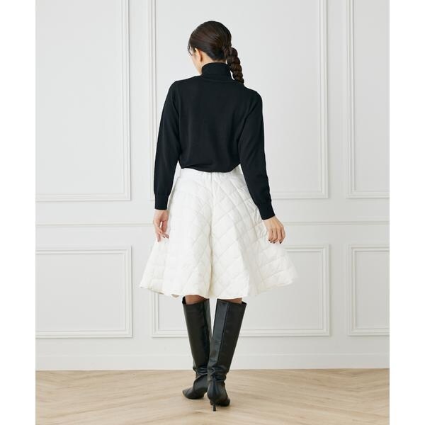 イッツインターナショナル（I．T．’S． international）/W LINE フレアダウンスカート《TAION》