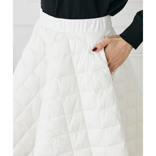 イッツインターナショナル（I．T．’S． international）/W LINE フレアダウンスカート《TAION》