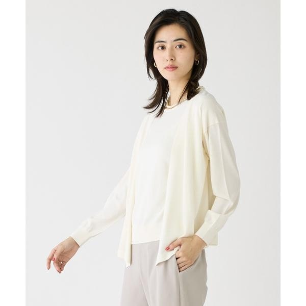 【NEW】イッツインターナショナル（I．T．’S． international）/レイヤードデザインニットの通販は