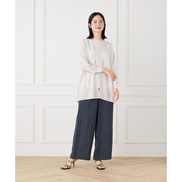 イッツインターナショナル（I．T．’S． international）/大人艶ニットカーディガン《Cuoo》