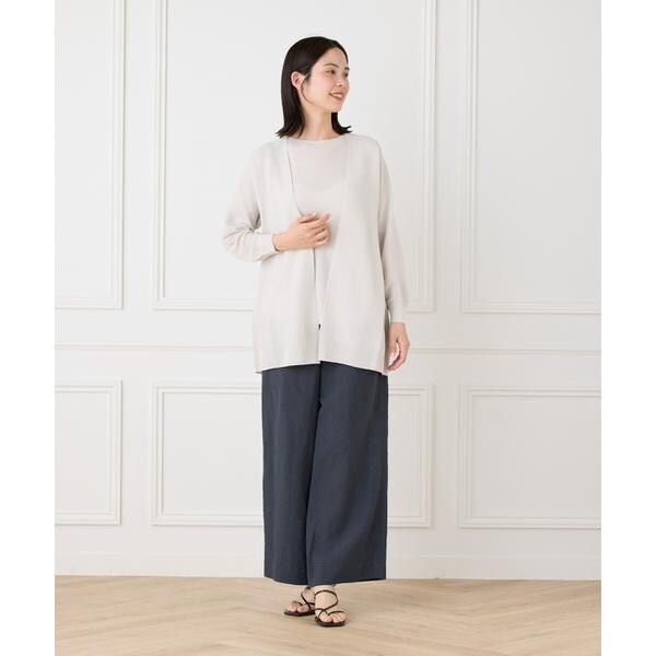 イッツインターナショナル（I．T．’S． international）/大人艶ニットカーディガン《Cuoo》